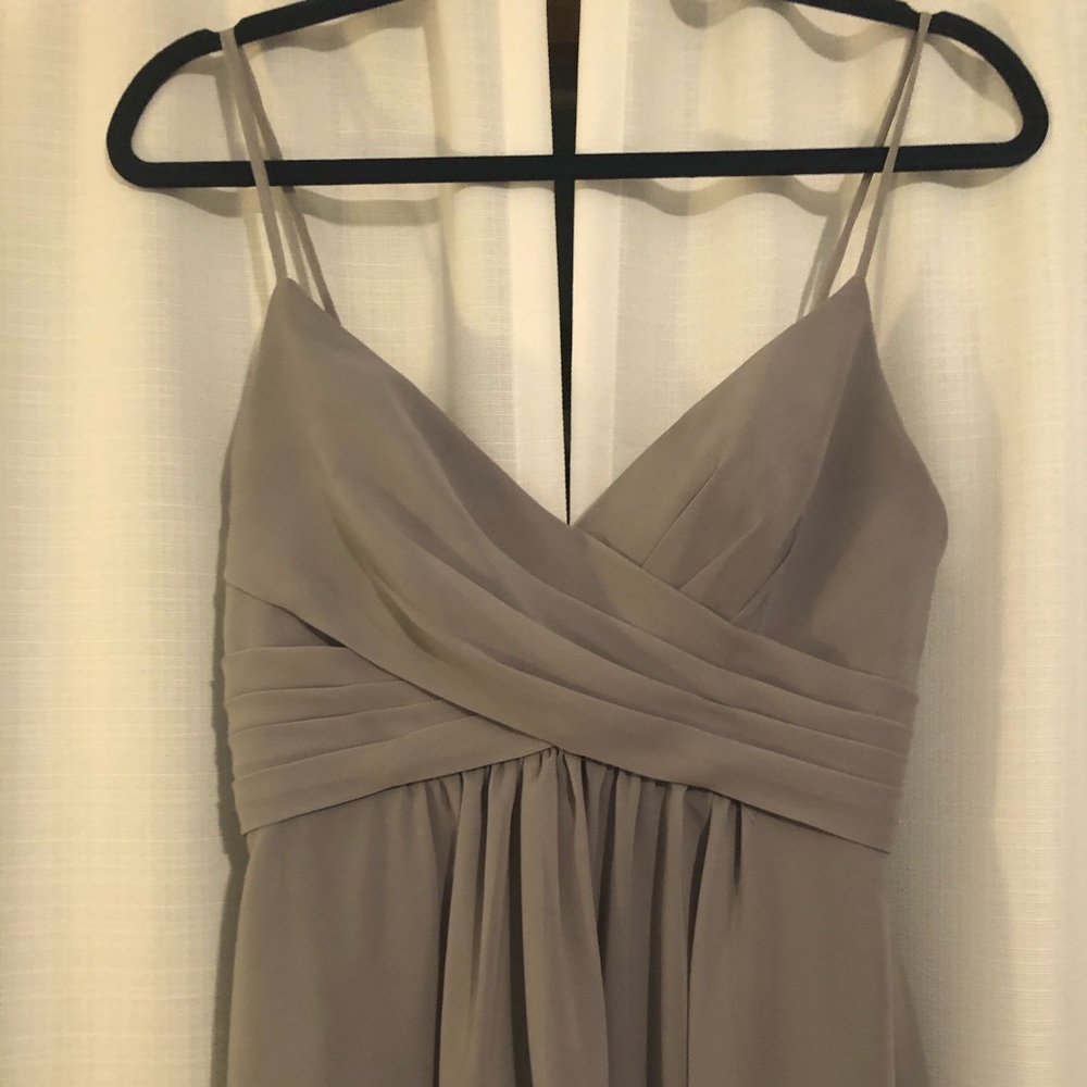 Sorella vita chiffon dress 8798 steel size 10. - Picture 2 of 4
